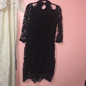 Boohoo long sleeve lace dress. Size 20